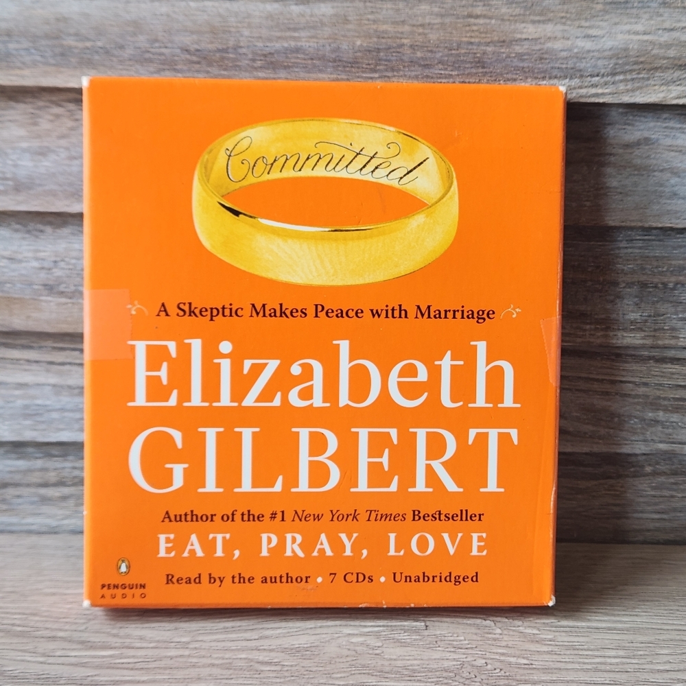 🔥 Committed Elizabeth Gilbert Read By Author Audiobook Compact Disc CDs